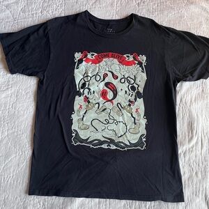 Disney Mickey Mouse Glow in the Dark T-Shirt size Large